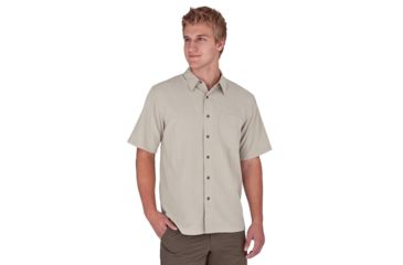 Image of Royal Robbins Desert Puckerware Short Sleeve - Mens-Soapstone-Medium