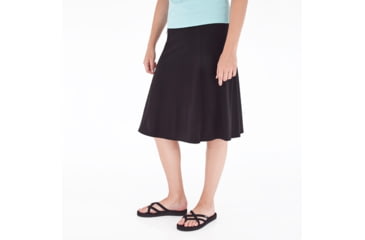Image of Royal Robbins Essential Rollover Skirt - Women's-Jet Black-X-Small