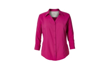 Image of Royal Robbins Expedition Chill Stretch Women's 3/4 Sleeve Shirt, Bougainvillea, L 32134-BOUGAINVILLEA-L