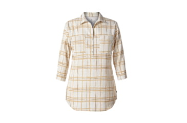 Image of Royal Robbins Expedition Chill Stretch Women's Tunic, Soapstone Pr, XL 32131-SOAPSTONE PT-XL