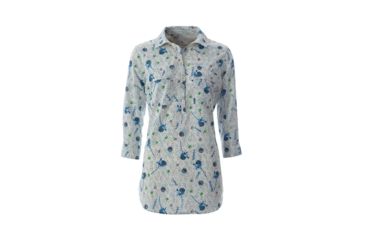 Image of Royal Robbins Expedition Tunic - Women's, White Print, Extra Large Y32131-WHITE PT-XL