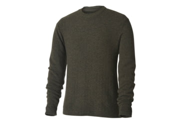 Image of Royal Robbins Fireside Wool Crew - Men's-Dark Olive-Small
