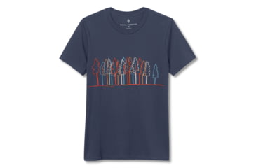 Image of Royal Robbins Forest Tee - Mens, Navy, Small, Y711032-728-S