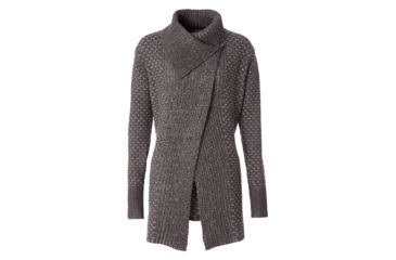Image of Royal Robbins Frost Cardigan - Womens, Pewter, Small, 67495-732-S