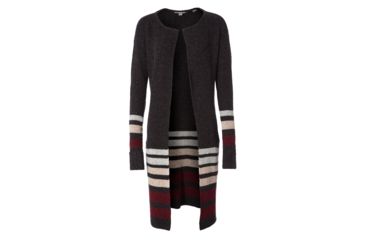 Image of Royal Robbins Highlands Wrap Cardigan - Womens, Charcoal, Extra Small, 39037-18-XS