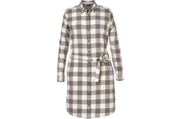 Image of Royal Robbins Jackson Plaid Dress - Women's-Creme-Small