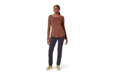 Image of Royal Robbins Kickback Organic Cotton Turtleneck Shirt - Women's, Medium, Rustic, Y612019-200-M