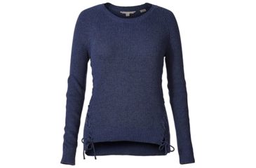 Image of Royal Robbins Lattice Crew Women's Long Sleeve Sweater, Collins Blue HTR, XL 67489-COLNS BLUE HTR-XL