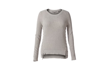 Image of Royal Robbins Lattice Crew Women's Long Sleeve Sweater, Lt Pelican HTR, S 67489-LT PELICAN HTR-S