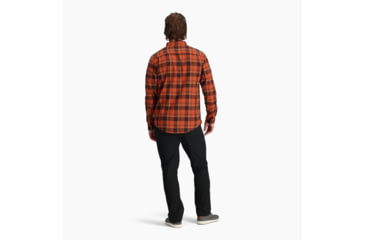 Image of Royal Robbins Lieback Organic Cotton Flannel Long Sleeve - Mens, Baked Clay Timbercove Pld, Medium, Y722022229M