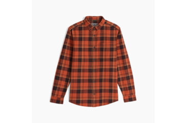 Image of Royal Robbins Lieback Organic Cotton Flannel Long Sleeve - Mens, Baked Clay Timbercove Pld, Medium, Y722022229M