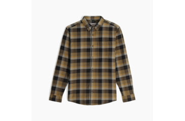 Image of Royal Robbins Lieback Organic Cotton Flannel Long Sleeve - Mens, Dark Olive Timbercove Pld, Small, Y722022336S