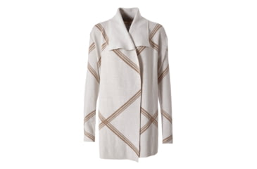Image of Royal Robbins Merino Front Wrap Cardigan - Womens, Creme, Small/Medium, 67498-22-S/M