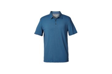 Image of Royal Robbins Merinolux Men's Polo, Bluestone, S 41023-BLUE STONE-S