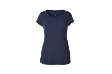 Image of Royal Robbins Merinolux Women's Short Sleeve Shirt, Deep Blue, S 61719-DEEP BLUE-S