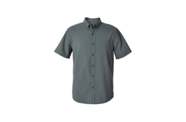 Image of Royal Robbins Mid-Coat Seersucker Men's Short Sleeve Shirt, North Atlantic, S 71187-NORTH ATLANTIC-S