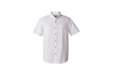 Image of Royal Robbins Mid-Coat Seersucker Men's Short Sleeve Shirt, White, XXL 71187-WHITE-XXL