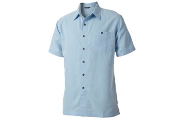 Image of Royal Robbins Mojave Desert Pucker Short Sleeve - Men's-Blue Chill-Medium