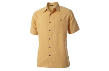 Image of Mojave Desert Pucker Short Sleeve - Mens-Custard-X-Large