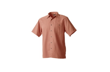 Image of Royal Robbins Mojave Desert Pucker Short Sleeve - Men's-Salmon-Large