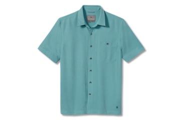 Image of Royal Robbins Mojave Pucker Dry Mens Short Sleeve Shirt, Nile Blue, M, Y71201-Nile Blue-M