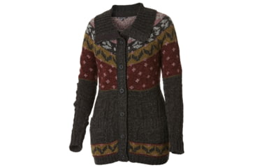 Image of Royal Robbins Mystic Button Cardigan Sweater - Women's-Obsidian-Medium