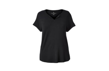 Image of Royal Robbins Noe Cap Sleeve Women's Top, Jet Black, XS 31443-JET BLACK-XS