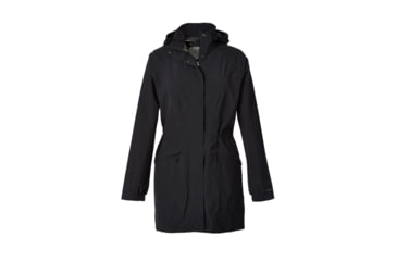 Image of Royal Robbins Oakham Waterproof Trench - Women's, Jet Black, XS, 38158-JET BLACK-XS
