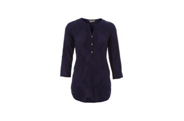 Image of Royal Robbins Oasis Tunic II 3/4 Sleeve Shirt - Women's, Ink Blue, Medium Y622002-INK BLUE-M