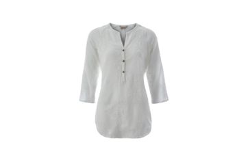 Image of Royal Robbins Oasis Tunic II 3/4 Sleeve Shirt - Women's, White, Small Y622002-WHITE-S