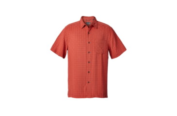 Image of Royal Robbins San Juan Dry Men's Short Sleeve Shirt, Sumac, M 71918-SUMAC-M