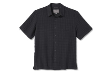 Image of Royal Robbins San Juan Dry Mens Short Sleeve Shirt, Obsidian, M, Y71918-Obsidian-M