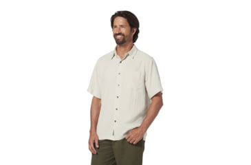 Image of Royal Robbins San Juan Dry Mens Short Sleeve Shirt, Soapstone, XXL, Y71918-Soapstone-XXL
