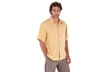 Image of Royal Robbins San Juan Short Sleeve - Men's-Mango-Small