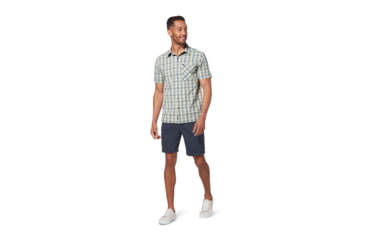 Image of Royal Robbins Spotless Plaid S/S Shirt - Mens, Soapstone, M, Y421019-Soapstone-M