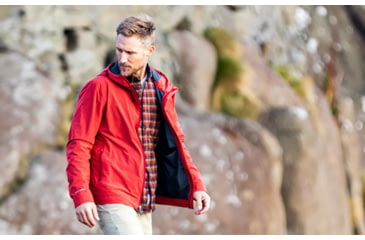 Image of Royal Robbins Switchform Lite Jacket - Men's, Large, Redwood, Y428010-499-L