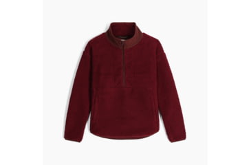 Image of Royal Robbins Urbanesque Sherpa 1/2 Zip Shirt - Womens, Burnt Grape, Medium, Y312025596M
