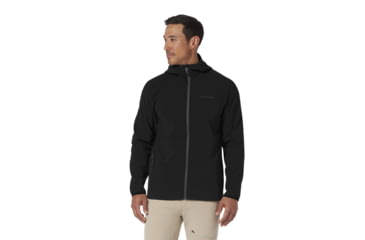 Image of Royal Robbins Venturelayer Fleece Full Zip Hoodie - Men's, Extra Large, Jet Black, Y412024-037-XL