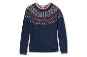 Image of Royal Robbins Westlands Fairisle Crew - Womens, Deep Blue Muir Pt, Small, Y317027944S