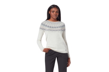 Image of Royal Robbins Westlands Fairisle Crew - Womens, Sand Dollar Muir Pt, Medium, Y317027176M
