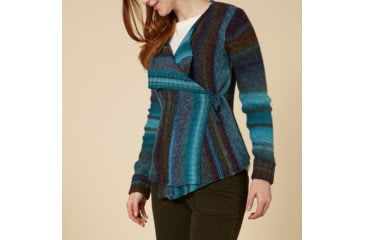 Image of Royal Robbins Winter Ombre Cardigan - Women's-Blizzard Blue-Medium