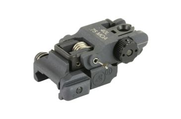 Image of A.R.M.S., Inc. Low Profile Top Mounted Deployable Rear Sight, Black, ARMS40L