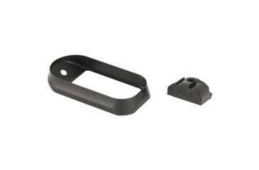 Image of Agency Arms Glock 17 Gen4 Magazine Well for Medium Back Straps, Black, AGEMW-G17G4-MBS-B