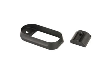 Image of Agency Arms Glock 19 Gen4 Magazine Well for Medium Back Straps, Black, AGEMW-G19G4-MBS-B