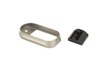 Image of Agency Arms Glock 19 Gen4 Magazine Well for Medium Back Straps, Gray, AGEMW-G19G4-MBS-G