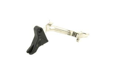 Image of Agency Arms Glock Gen4 17/17L/19/22/23/24/26/27/31/32/33/34/35/37/38/39 Drop-in Flat Trigger w/Connector, Black, AGEDIT-9-B