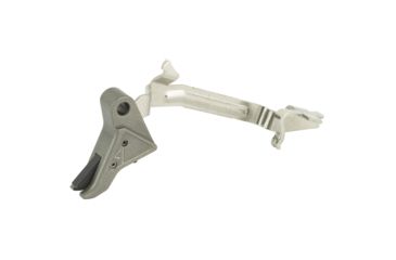 Image of Agency Arms Glock Gen4 17/17L/19/22/23/24/26/27/31/32/33/34/35/37/38/39 Drop-in Flat Trigger w/Connector, Gray, AGEDIT-9-G