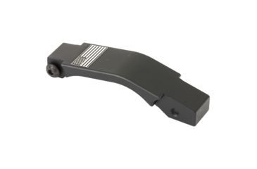 Image of Bastion 5.56/223 AR Threaded Trigger Guard w/ Flag, Black and White, BASARFL-GRD-BW-USAFLG