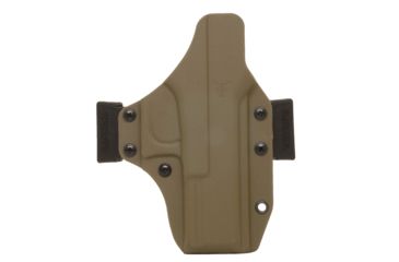 Image of Blade-Tech Glock 17/22/31 Total Eclipse Ambidextrous 6-In-1 Holster w/ Straight Drop and FBI Cant E-Loops, Flat Dark Earth, BTHOLX0107TEGL17FDEP1