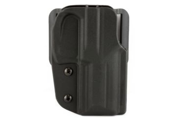 Image of Blade-Tech HK VP9 Signature OWB Hard Right Hand Belt Holster w/ Adjustable String Ray Loop, Black, BTHOLX0008SHKVP9ASBLKH